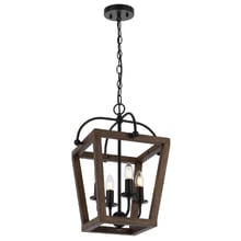 Sigrid 4 Light Iron Pendant